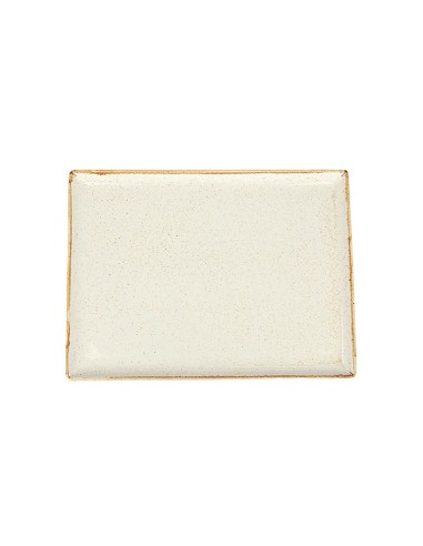 Bandeja Rectangular Porcelana Beige 28X21 Cm Seasons Beige Porland