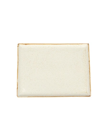 Bandeja Rectangular Porcelana Beige 28X21 Cm Seasons Beige Porland