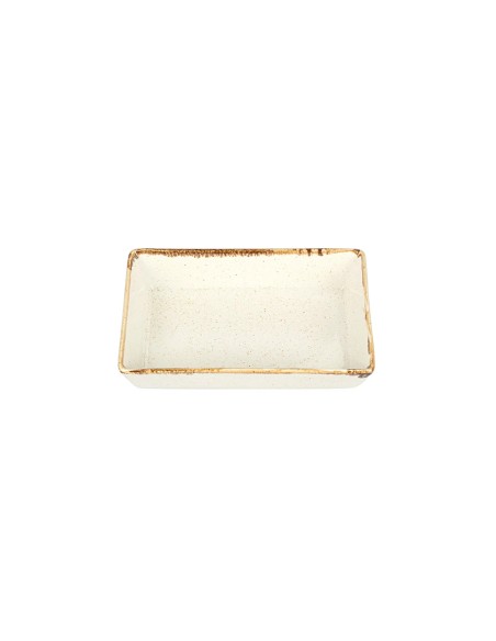 Cuenco Aperitivo Rectangular Porcelana Beige 16 Cm Seasons Beige Porland