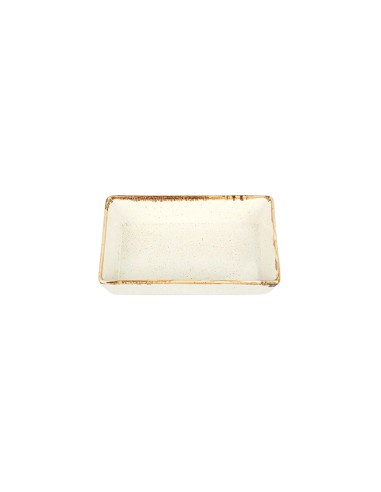 Cuenco Aperitivo Rectangular Porcelana Beige 8x14 Cm Seasons Beige Porland