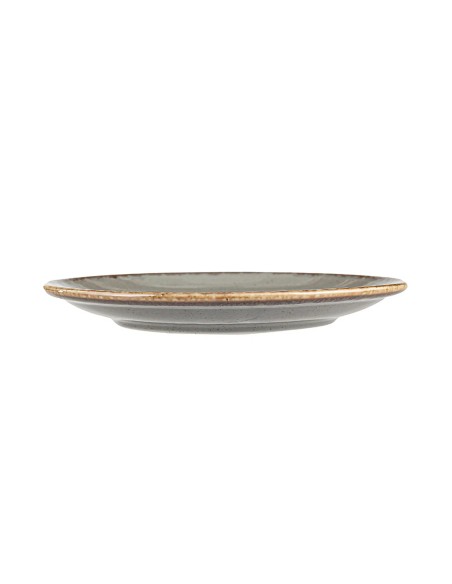 Plato Llano Coupe Redondo Porcelana Gris oscuro 20 Cm Seasons Porland