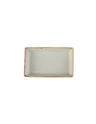 Cuenco Aperitivo Rectangular Porcelana Gris 16 Cm Seasons Porland