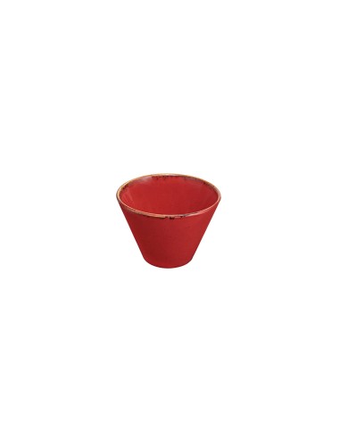 Bol Cónico Porcelana Rojo 6 cm Seasons Porland