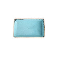 Cuenco Aperitivo Rectangular Porcelana Turquesa 16 Cm Seasons Porland