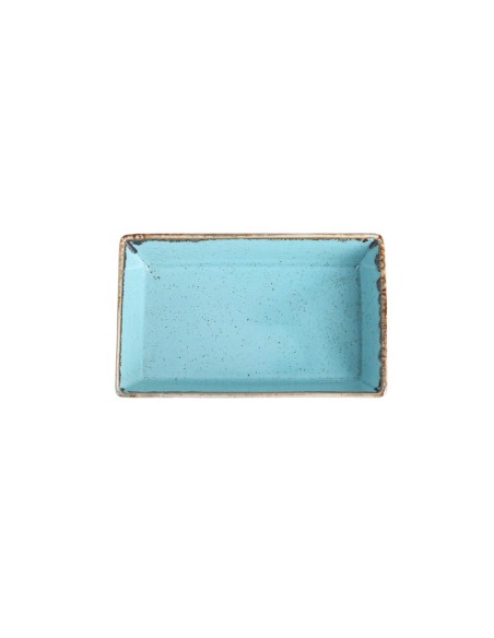 Cuenco Aperitivo Rectangular Porcelana Turquesa 16 Cm Seasons Porland