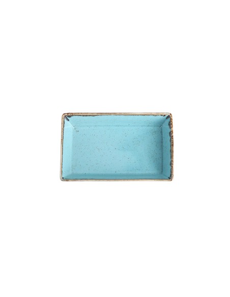 Cuenco Aperitivo Rectangular Porcelana Turquesa 14 Cm Seasons Porland