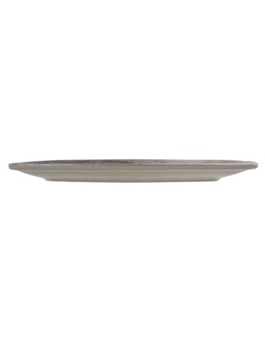 Bandeja Rectangular Porcelana Gris 32 Cm Lykke Porland