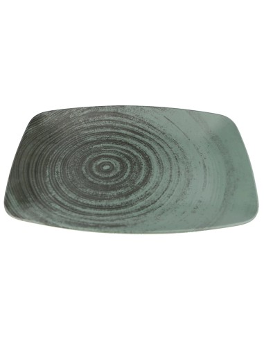 Bandeja Rectangular Porcelana Verde 32 Cm Lykke Porland