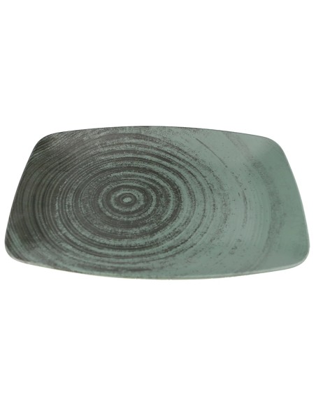 Bandeja Rectangular Porcelana Verde 32 Cm Lykke Porland