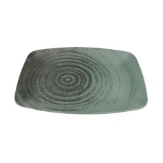 Bandeja Rectangular Porcelana Verde 27 Cm Lykke Porland