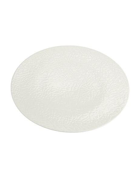Plato Llano Redondo Porcelana Blanco 31 Cm Ilussion Porland