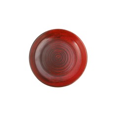 Bol Redondo Porcelana Rojo 22 Cm Lykke Porland