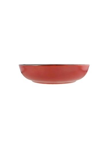 Bol Redondo Porcelana Rojo 22 Cm Lykke Porland