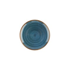 Plato Llano Redondo Porcelana Azul 21 Cm Hypnosis Azul Porland