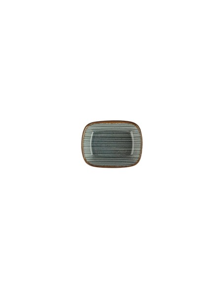 Plato Ensalada Rectangular Porcelana Gris 12 Cm Hypnosis Gris Porland