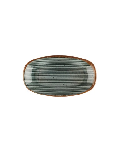 Fuente Ovalada Porcelana Gris 24 Cm Hypnosis Gris Porland