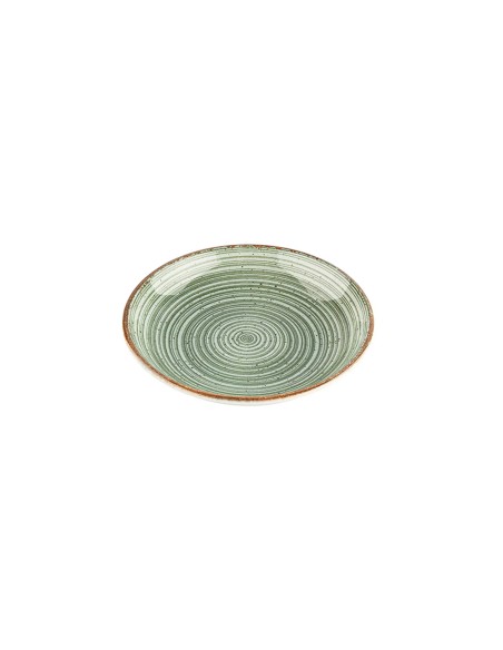 Plato Hondo Redondo Porcelana Verde 20 Cm Hypnosis Verde Porland