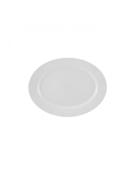Fuente Ovalada Porcelana Blanco 32 Cm Verve Vista Alegre