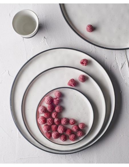 Bol Porcelana Blanco Negro 49 Cl Black Y White Tableswing