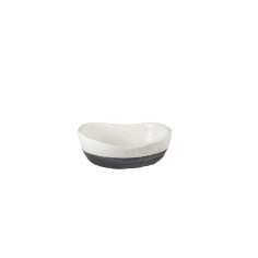 Bol Oval Porcelana Blanco Negro 19 Cl Black Y White Tableswing
