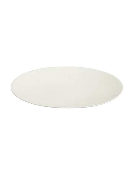 Bandeja Oval Porcelana Blanco 24 Cm Ilussion Porland