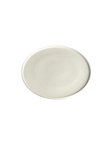 Plato Llano Redondo Porcelana Blanco 21 Cm Anillo Porland