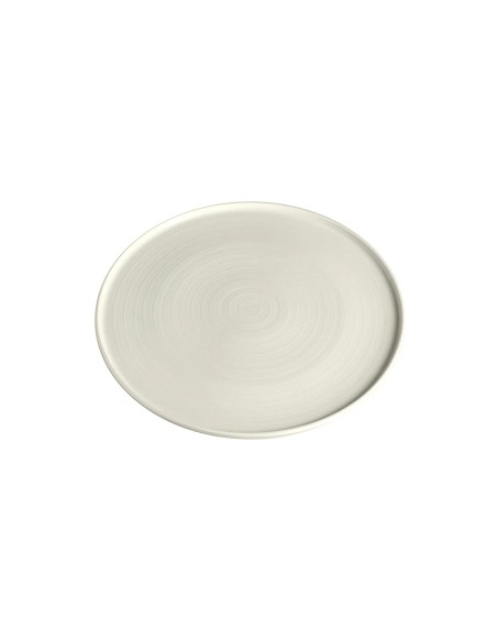 Plato Llano Redondo Porcelana Blanco 21 Cm Anillo Porland