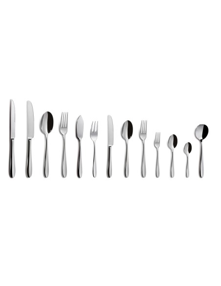 Cuchara De Mesa Acero Inoxidable Plateado 20.1 Cm Tulip Pro.mundi