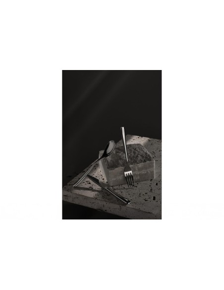 Tenedor De Postre Acero Inoxidable Plateado 18.6 Cm Tulip Pro.mundi