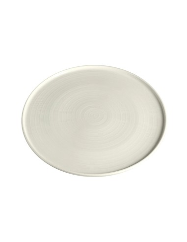 Plato Llano Redondo Porcelana Blanco 30 Cm Anillo Porland