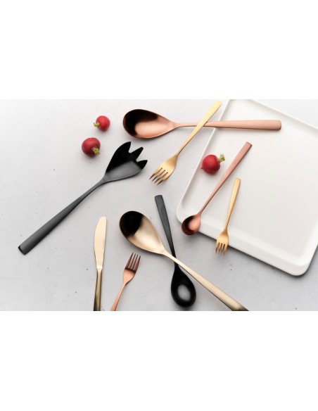 Cucharilla Café Acero Inoxidable Negro 14Cm Barcelona Colors Comas