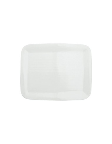 Plato Llano Rectangular Porcelana Blanco 17 Cm Bach Porland
