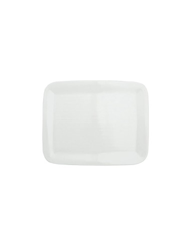 Plato Llano Rectangular Porcelana Blanco 21 Cm Bach Porland