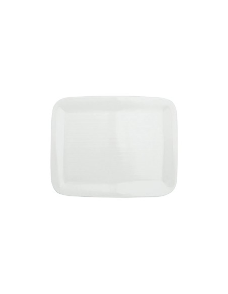 Plato Llano Rectangular Porcelana Blanco 21 Cm Bach Porland