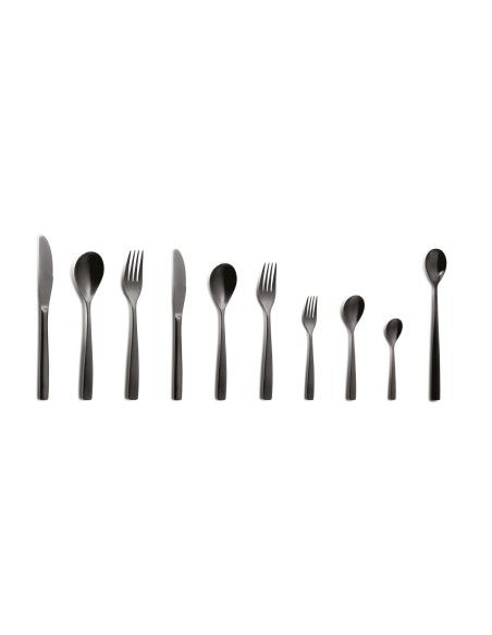 Cuchillo De Mesa Acero Inoxidable Negro 22.1Cm Barcelona Colors Comas