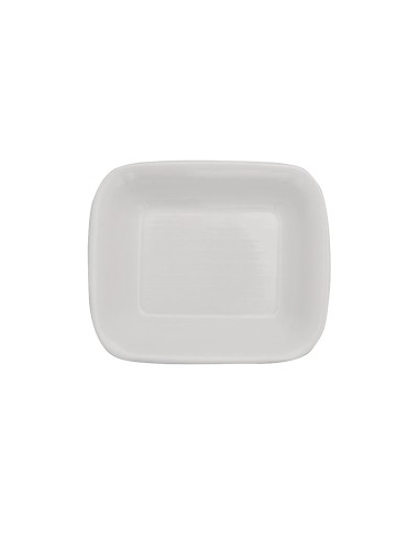 Plato Hondo Rectangular Porcelana Blanco 21 X 18 Cm Bach Porland
