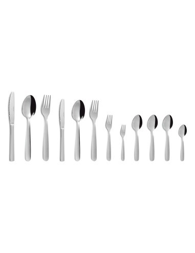 Cuchara Mesa Inox Níquel Free Plateado Vibrado Finish 1.5 Mm 1001 Comas