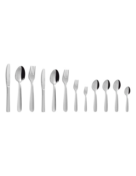 Cuchara Mesa Inox Níquel Free Plateado Vibrado Finish 1.5 Mm 1001 Comas