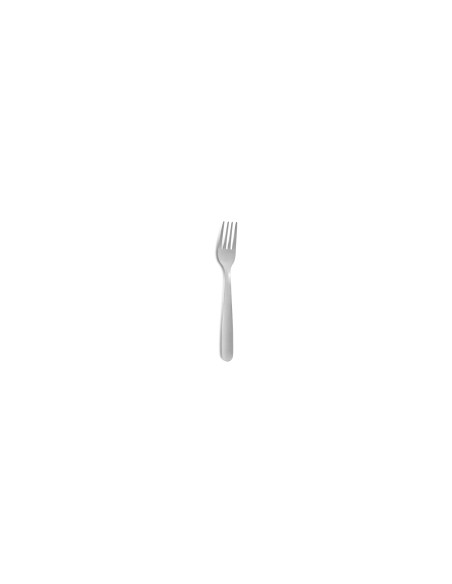 Tenedor Lunch Inox Níquel Free Plateado Vibrado Finish 1.2 Mm 1001 Comas