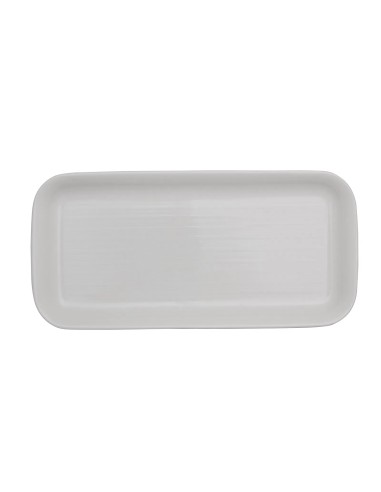 Bandeja Rectangular Porcelana Blanco 31 X 15 Cm Bach Porland