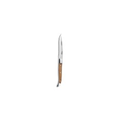Cuchillo Chuletero Acero Inoxidable Madera Marrón 23 Cm Alps Comas