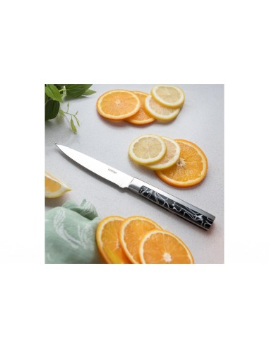 Cuchillo Chuletero Acero Inoxidable Plateado 24.5 Cm Kilimanjaro Comas