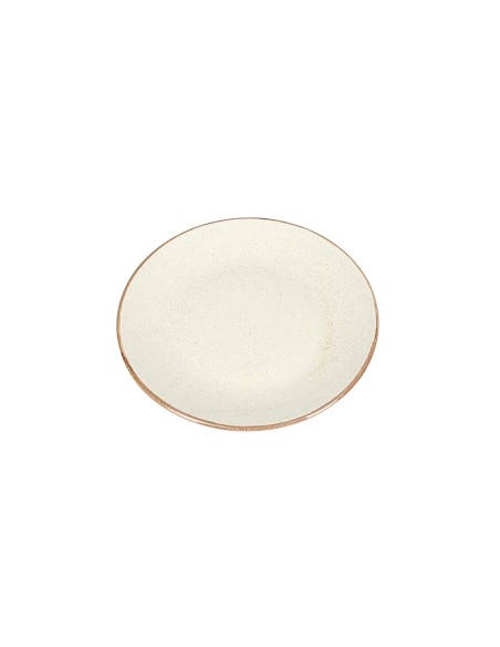 Plato Llano Redondo Porcelana Beige 20 Cm Seasons Beige Porland