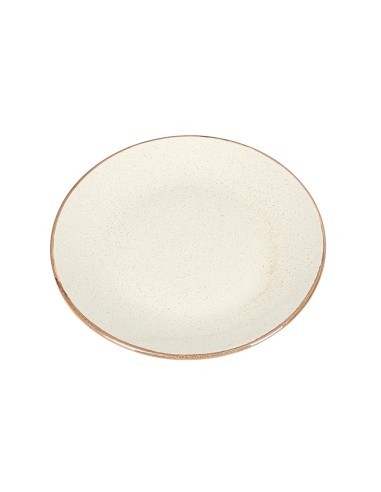 Plato Llano Redondo Porcelana Beige 28 Cm Seasons Beige Porland