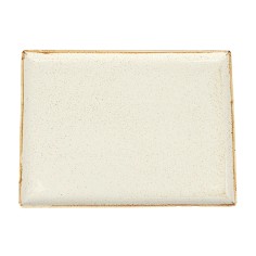 Bandeja Rectangular Porcelana Beige 35X26 Cm Seasons Beige Porland