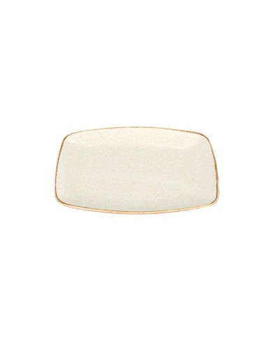 Bandeja Rectangular Porcelana Beige 27 Cm Seasons Beige Porland